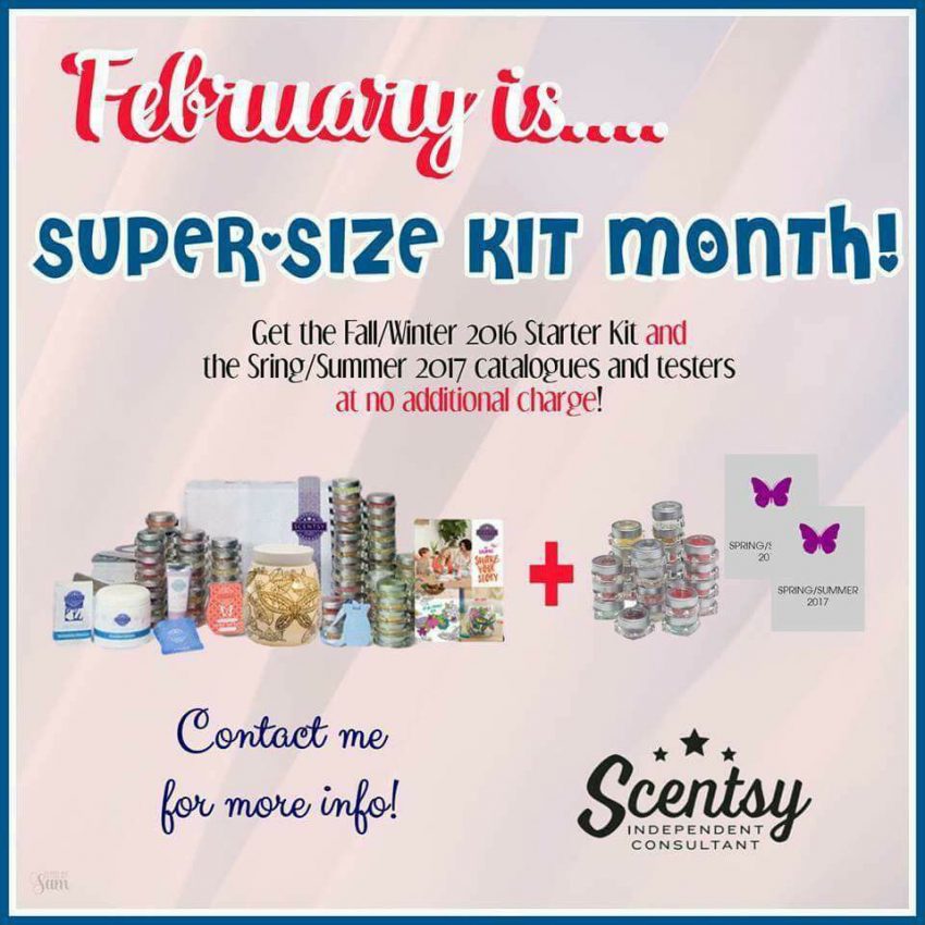 Scentsy Supersize Kit in February Buy Scentsy Canada Online